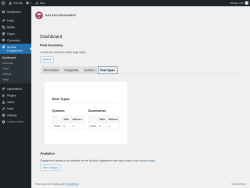 Page screenshot: Nuclear Engagement → Post Types
