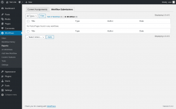 Page screenshot: Workflows &rarr; Reports &rarr; Workflow Submissions