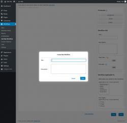 Page screenshot: Workflows &rarr; Add New Workflow