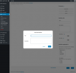 Page screenshot: Workflows &rarr; Add New Workflow