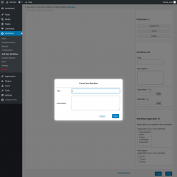 Page screenshot: Workflows &rarr; Add New Workflow