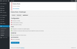 Page screenshot: Octavius Rocks → Settings → Healthcheck