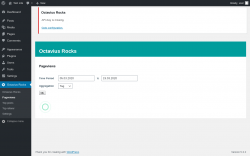 Page screenshot: Octavius Rocks → Pageviews
