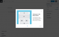 Page screenshot: Add New Page ‹ Test site — WordPress