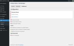 Page screenshot: Octavius Rocks → Settings → Healthcheck