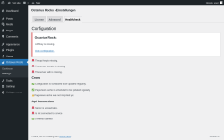 Page screenshot: Octavius Rocks → Settings → Healthcheck