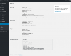Page screenshot: MailerLite &rarr; Status