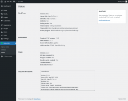 Page screenshot: MailerLite &rarr; Status