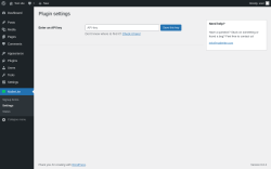 Page screenshot: MailerLite &rarr; Settings