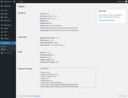 Page screenshot: MailerLite &rarr; Status