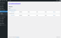 Page screenshot: SalesWizard CRM