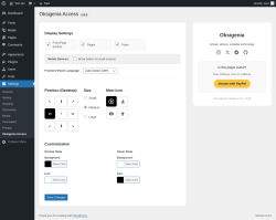 Page screenshot: Settings &rarr; Oksigenia Access