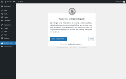 Page screenshot: OneClick SEO ‹ Test site — WordPress