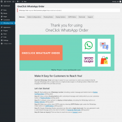 Page screenshot: WhatsApp Order