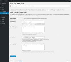 Page screenshot: Chat to Order → Checkout