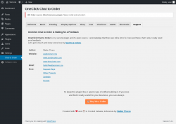 Page screenshot: Chat to Order → Support