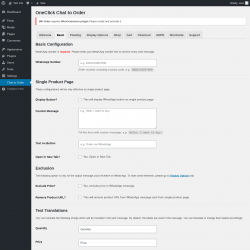 Page screenshot: Chat to Order → Basic