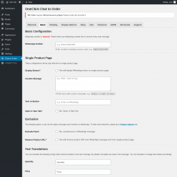 Page screenshot: Chat to Order → Basic