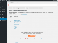 Page screenshot: Chat to Order → Support