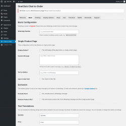 Page screenshot: Chat to Order → Basic