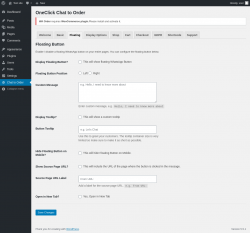 Page screenshot: Chat to Order → Floating