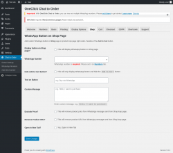 Page screenshot: Chat to Order → Shop