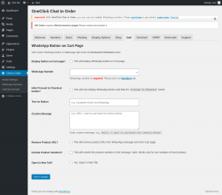 Page screenshot: Chat to Order → Cart