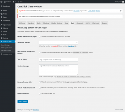 Page screenshot: Chat to Order → Cart