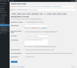 Page screenshot: Chat to Order → Cart