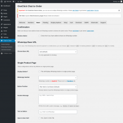 Page screenshot: Chat to Order → Basic