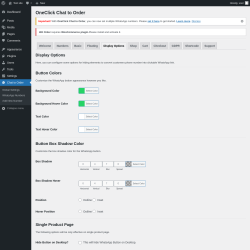 Page screenshot: Chat to Order → Display Options