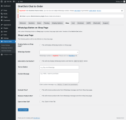Page screenshot: Chat to Order → Shop