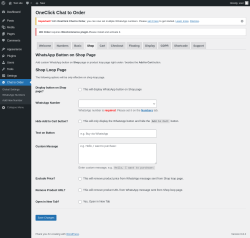 Page screenshot: Chat to Order → Shop