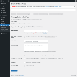 Page screenshot: Chat to Order → Cart