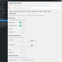 Page screenshot: Chat to Order → Display