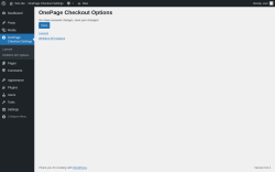 Page screenshot: OnePage Checkout Settings