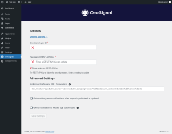 Page screenshot: OneSignal