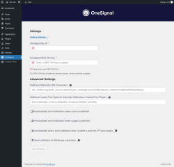 Page screenshot: OneSignal