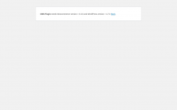 Page screenshot: WordPress › Error