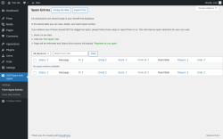 Page screenshot: OOPSpam Anti-Spam → Form Spam Entries