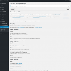 Page screenshot: PerfOps Settings → OPcache Manager → About