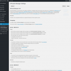Page screenshot: PerfOps Settings → OPcache Manager → About