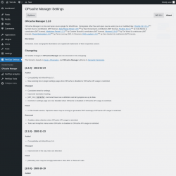 Page screenshot: PerfOps Settings → OPcache Manager → About