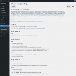 Page screenshot: PerfOps Settings → OPcache Manager → About