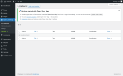 Page screenshot: Open User Map