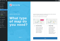 Page screenshot: Open User Map &rarr; Settings
