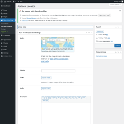 Page screenshot: Open User Map &rarr; Add new Location
