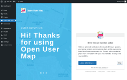 Page screenshot: &lsaquo; Test site &mdash; WordPress