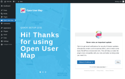 Page screenshot: &lsaquo; Test site &mdash; WordPress