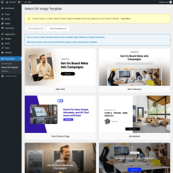 Page screenshot: OpenGraph → Select OG Template